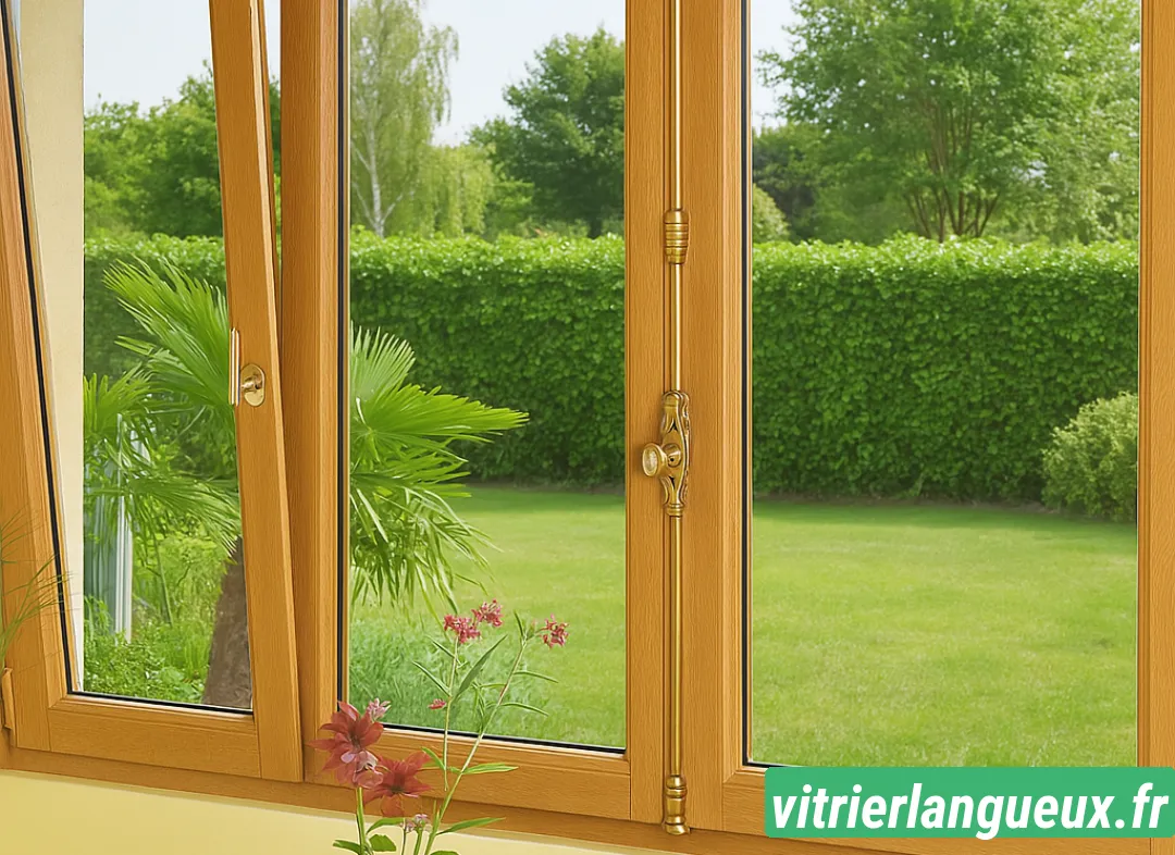 Installation de fenêtre en bois sur mesure Langueux